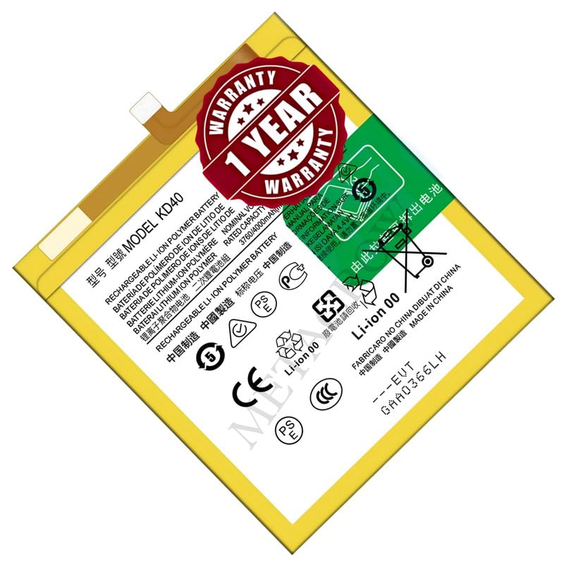 Image of Original KD40 Battery Compatible for Motorola Moto G8 Plus (XT2019, XT2019-2) - (4000mAh) - 1 Year Warranty JK1