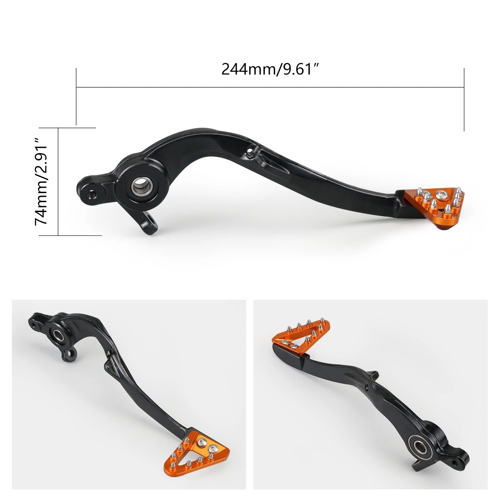 Zestaw linki sprzęgła motocykl Pasuje do EXC EXCF SX SXF XCW TPi XC XCF 6D 300 125 250 350 500 2017-2023 regulowana dźwignia pedału hamulca i kuta dźwignia zmiany biegów(2)