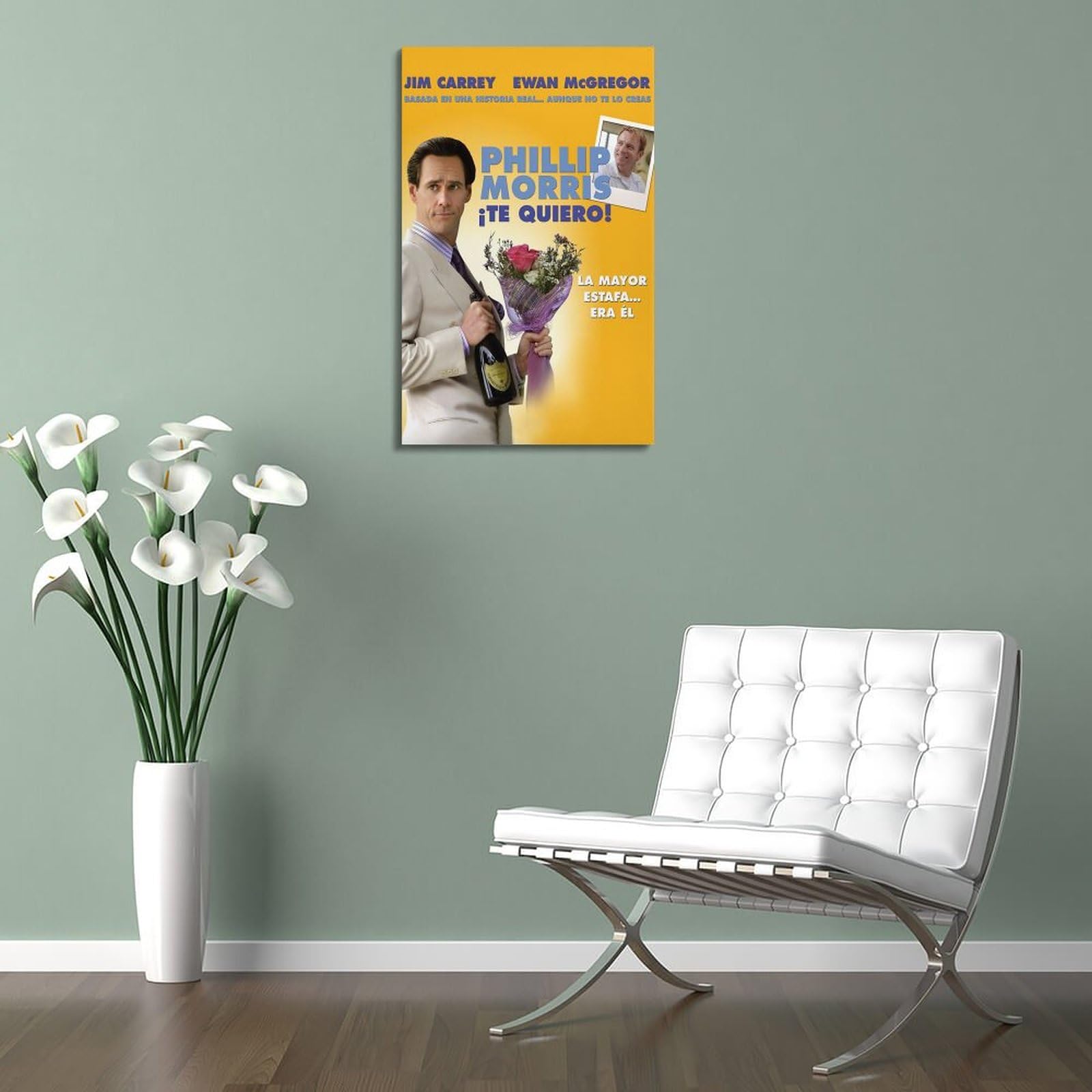 JEAM I Love You Phillip Morris Aesthetic Pictures Individual Room Decor Dorm Wall Decor Art Poster, Album Cover Picture Decor Poster 24x36inch(60x90cm) Frame-style