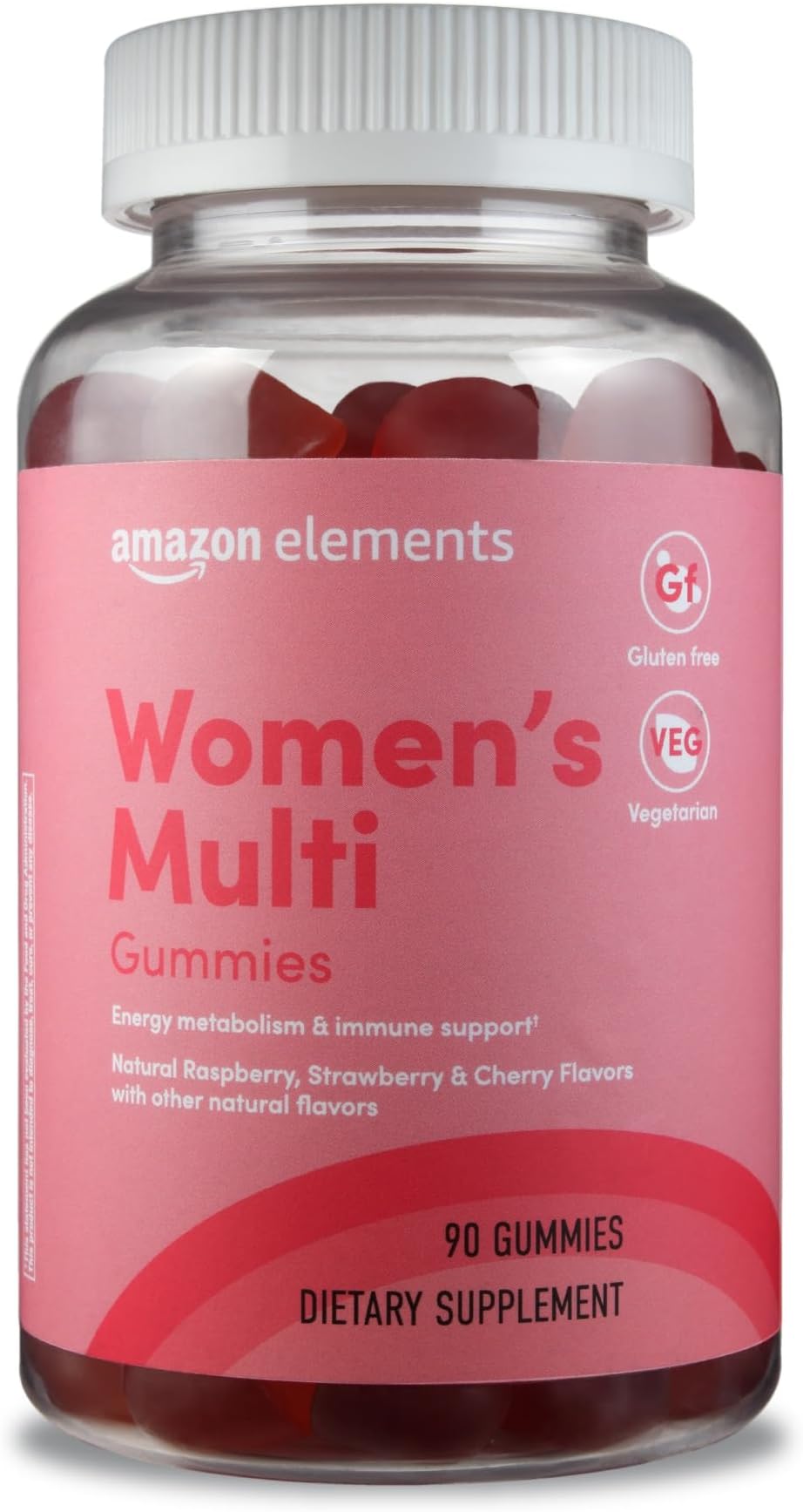 Adult Women’s Organic Multivitamins, 90 Gummies (30 servings), Vegetarian, Gluten Free (Previously Revly)