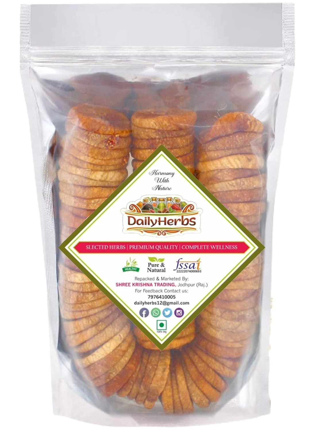 DailyHerbs Premium Afghani Anjeer | Dried Figs 250gm (B09TJMNB47) Amazon Price History, Amazon Price Tracker