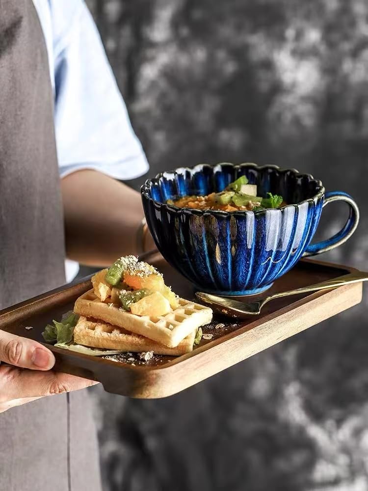 Grand Bol à Soupe Avec Poignée, Tasse à Café De 600 Ml, Tasse De Petit
