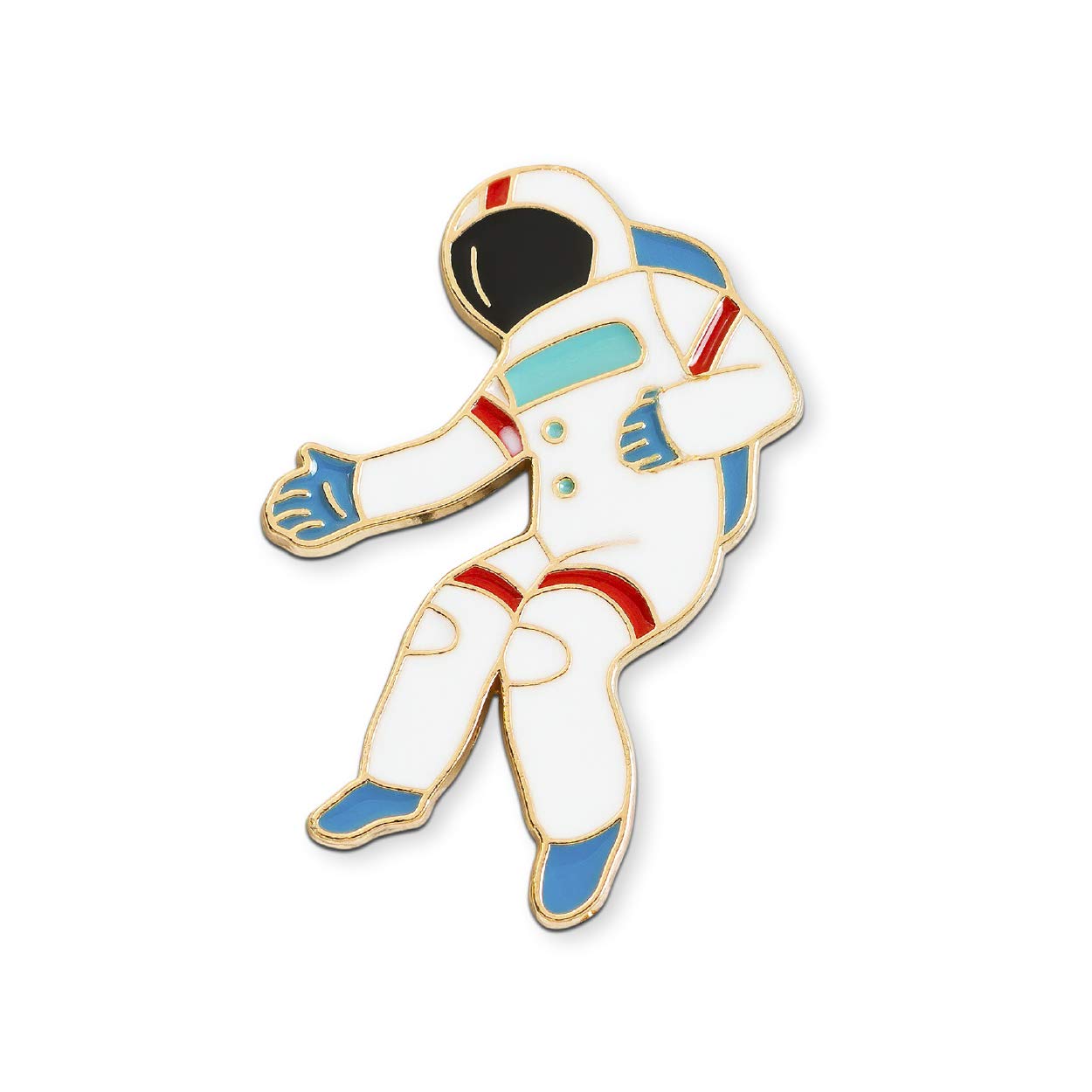 EvolveFISH Astronaut Lapel Pin - [1 1/4" Tall]