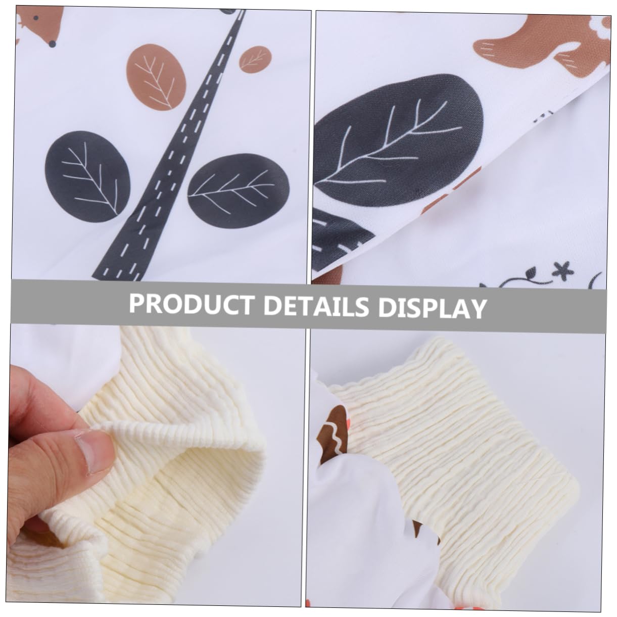 Abaodam 3pièces Culotte Apprentissage à Eau Pour Bébés Jupe Nappy Coton Lavable Design Adorable Les Fuites