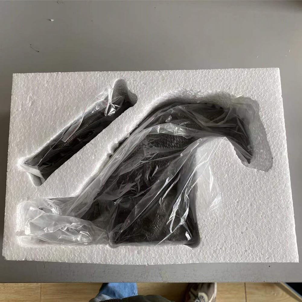 Fontana da esterno a forma di drago - Statua da giardino a forma di drago sputacchiere for laghetti koi, cortili e giochi d'acqua (design resistente alle intemperie)