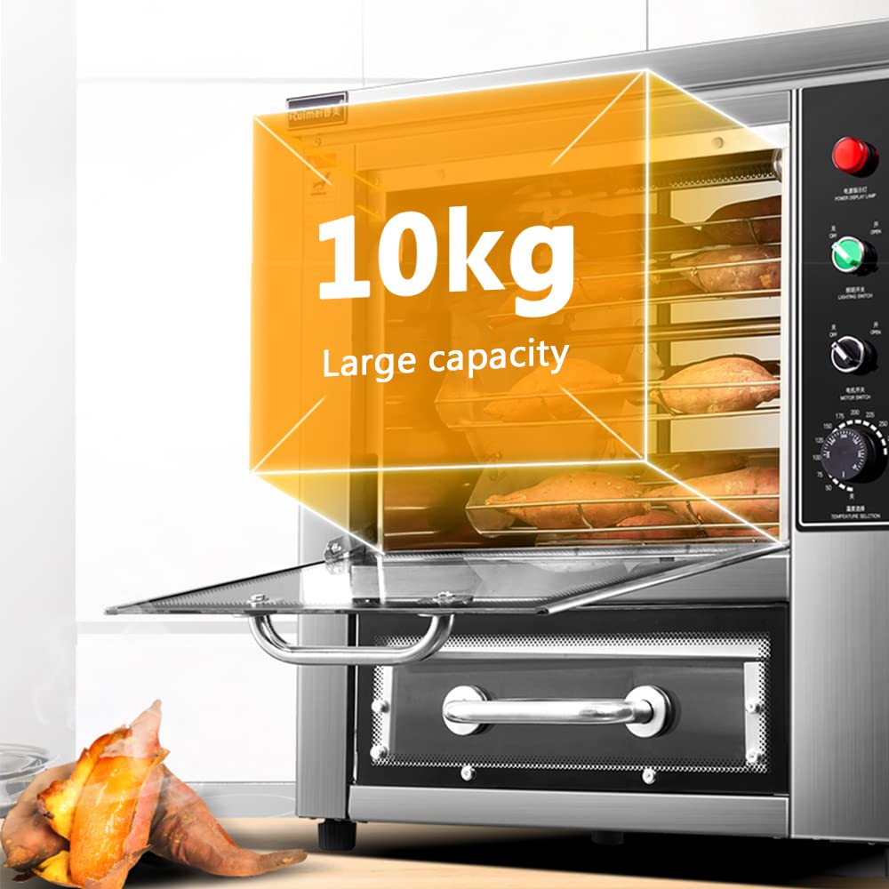 Generisch Süßkartoffel-Backmaschine, Zeitschaltuhr, Temperaturregelung, elektrische Heizung, Süßkartoffel, Mais, Kartoffel, Gas, kleine geröstete Süßkartoffelmaschine