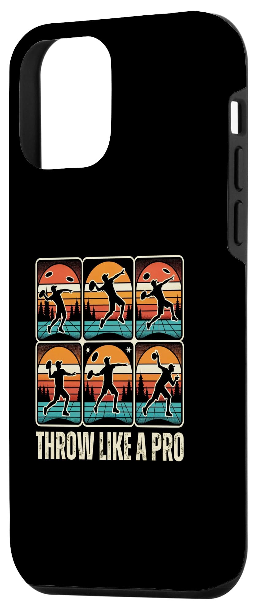 iPhone 12 mini Funny Throw Like A Pro Disc Golfer Disc Golf Case - Image 2
