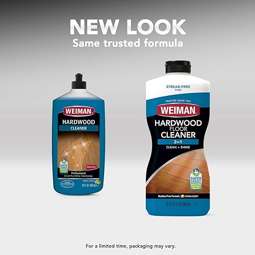 Miniatura 8 de Weiman Limpiador de madera dura para suelos de madera dura acabados suelos de ingeniería laminado - resultados sin rayas certificado EPA Safer