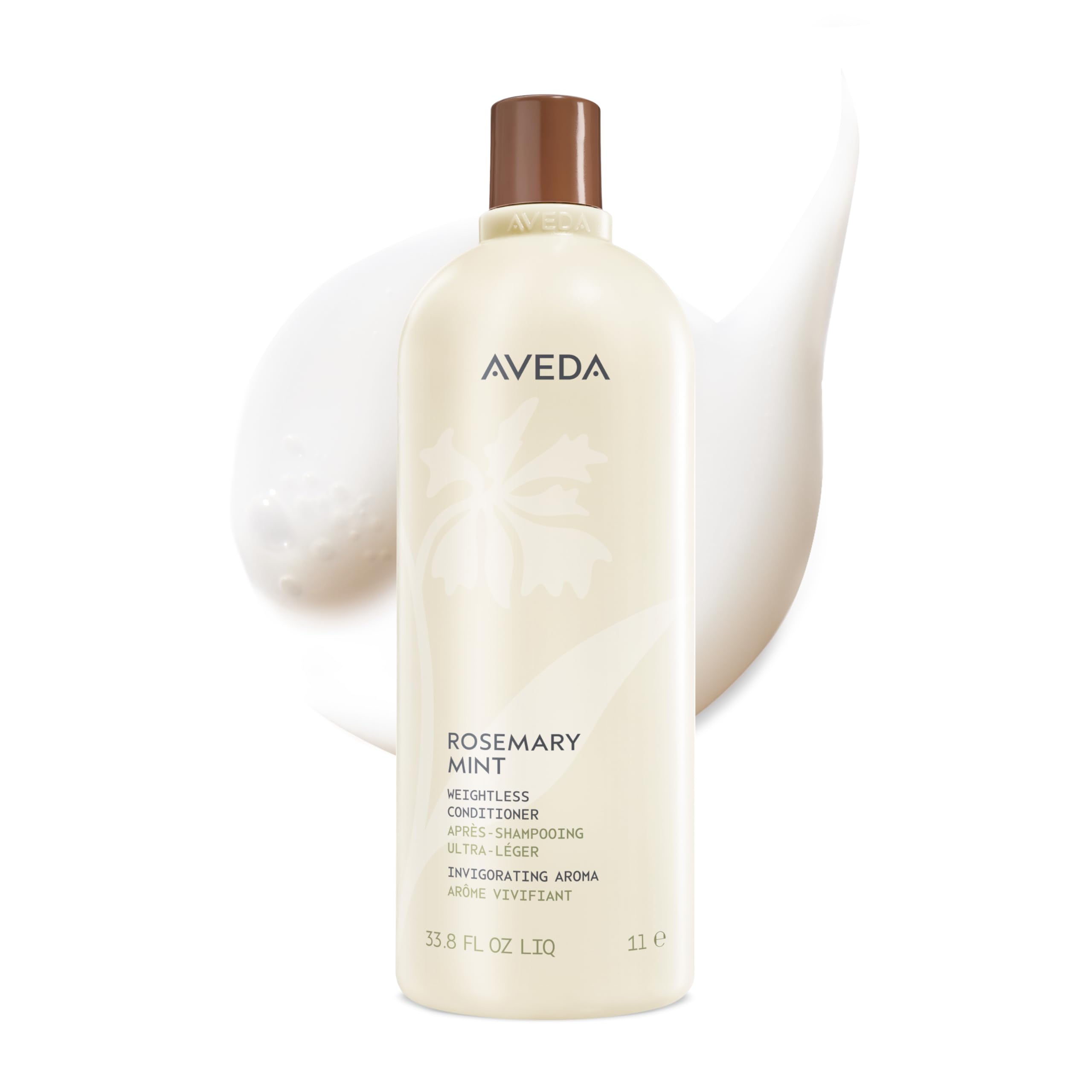 Aveda Rosemary Mint Weightless Conditioner, leichter Conditioner, verleiht Fülle und Glanz, für normales bis fettiges Haar, feine bis mittlere Haartypen, farbsicher, zu 97% natürlichen Ursprungs*