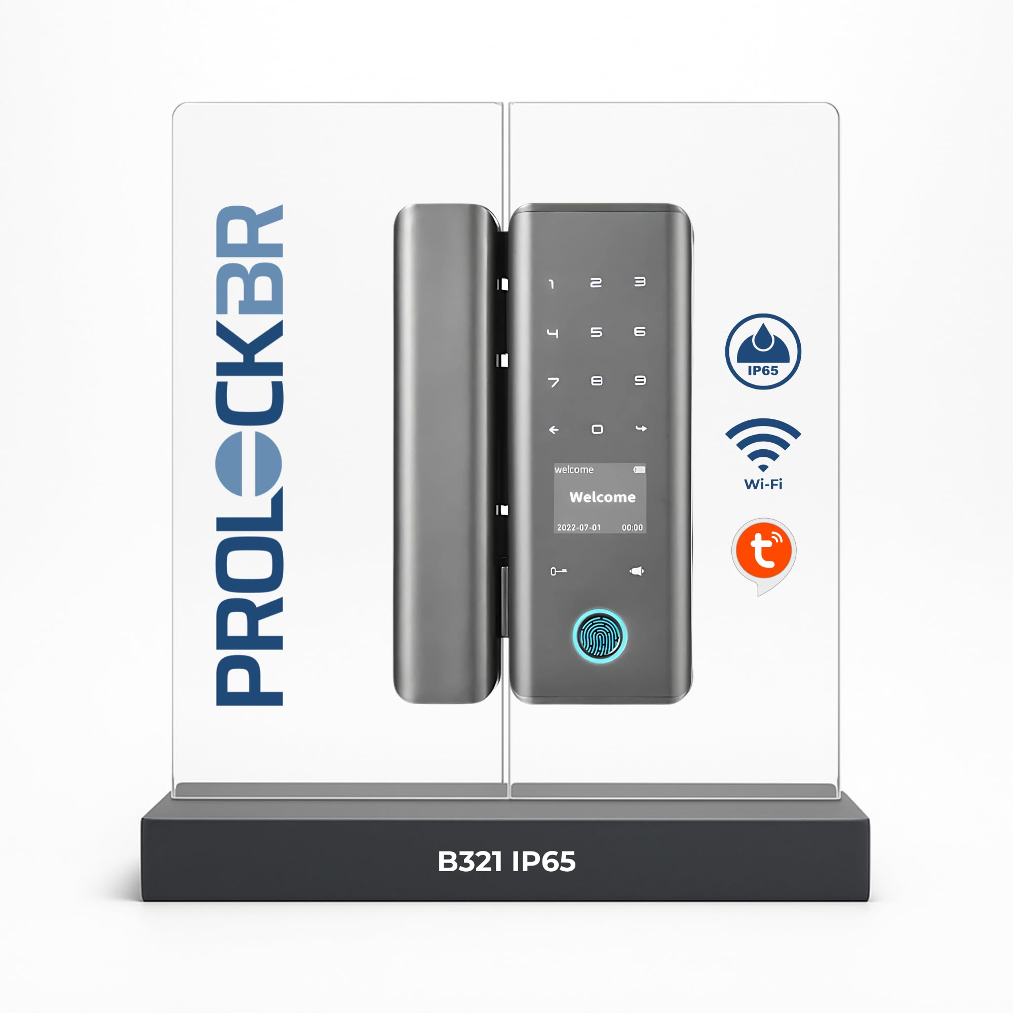 ProlockBR B321 Vidro: A Fechadura Digital Sem Maçaneta Ideal para Portas de Vidro ProlockBR B321 Vidro: A Fechadura Digital Sem Maçaneta Ideal para Portas de Vidro