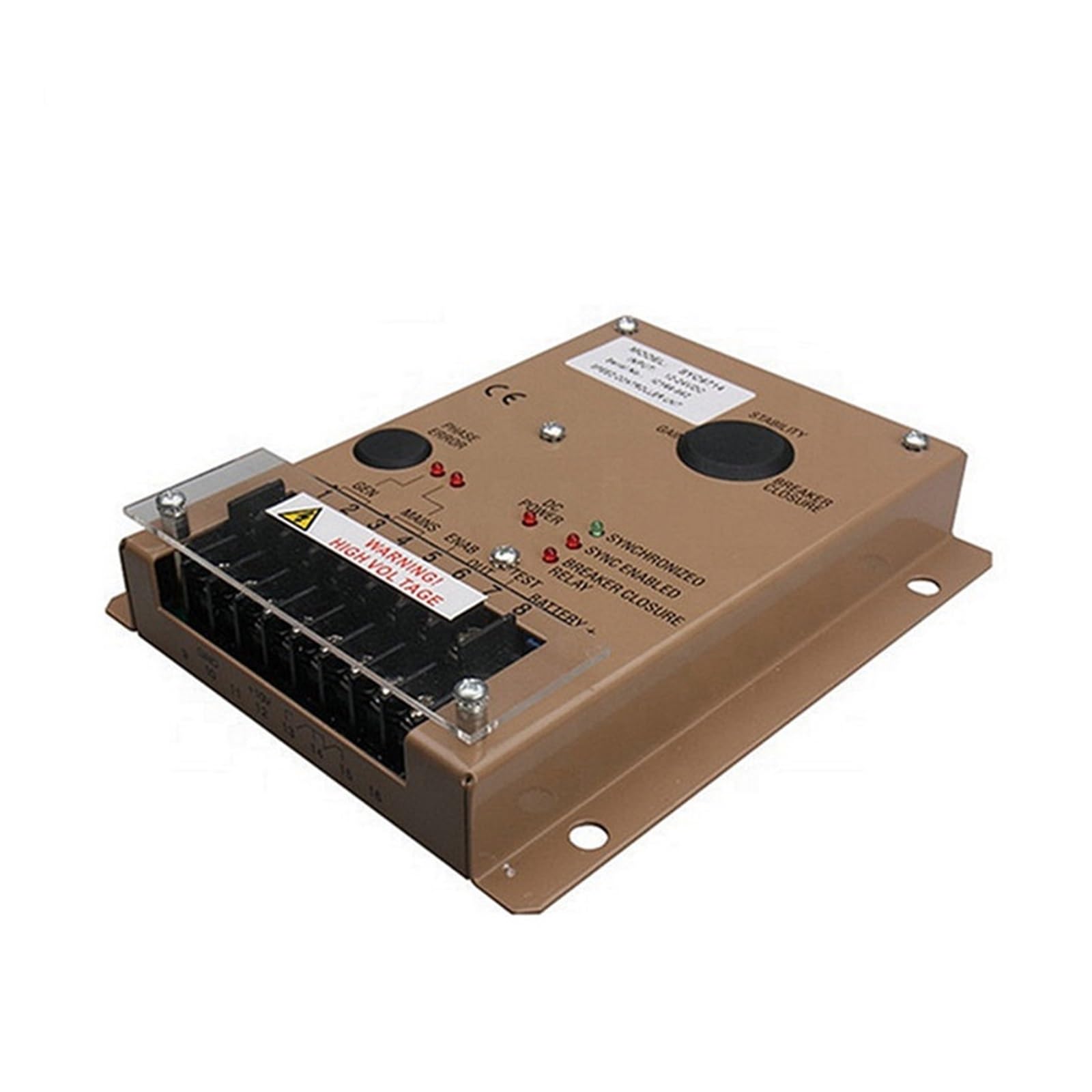 Generator Speed Control Módulo Controlador electrónico del regulador de Velocidad de la Unidad de Control del sincronizador SYC6714