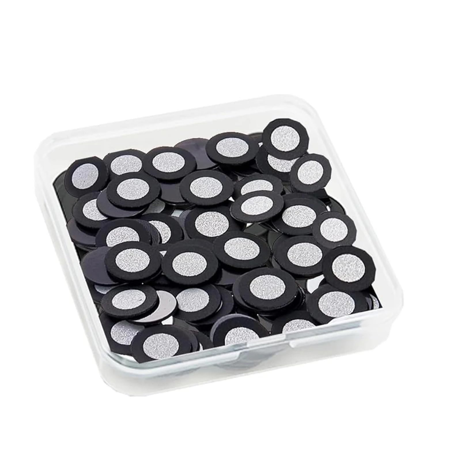 3/6 mm innerer/6/10 mm äußerer magnetischer Tracking-Punkt for 3D-Scanner, wiederverwendbare Marker mit Reflexionsvermögen für genaues Tracking(1000PCS,12x19mm)