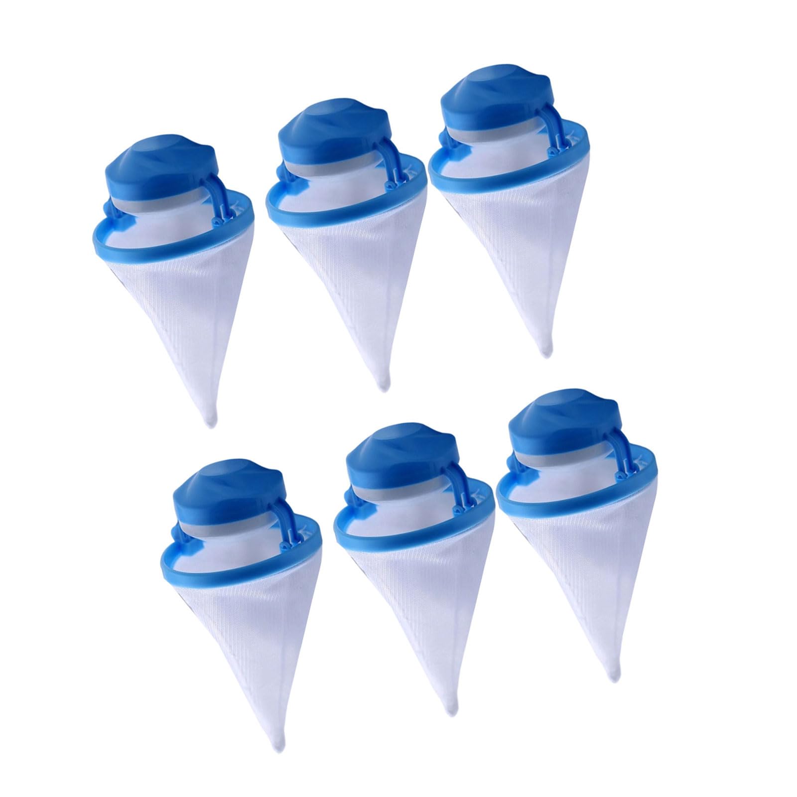 Lerpwige 6PCS Floating Hair and Lint Trapping Ball for Washing Machine Efficient Lint Remover Hair Catcher for Household Laundry Pet Hair Remover Lint Filter