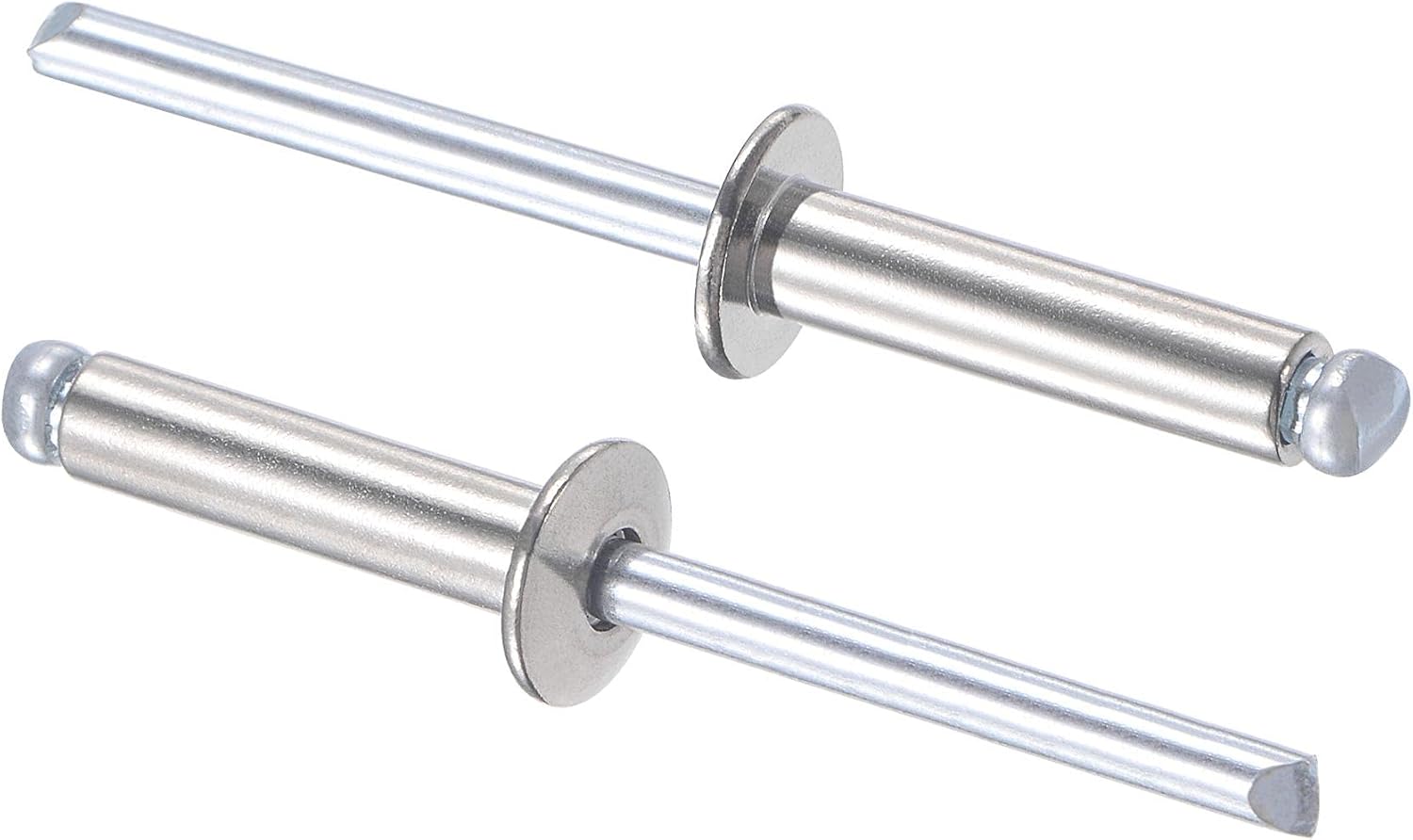 uxcell Blind Rivets 304 Stainless Steel 5mm Diameter 20mm Grip Length Silver 100pcs