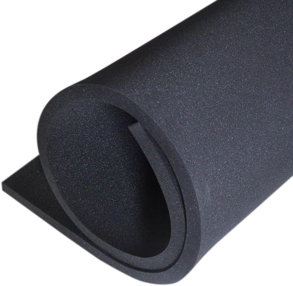 Topper per materasso in schiuma ad alta densità, spessore 3/5/7/10 cm, per cuscini, cucce per animali domestici, panche e cuscini per sedili (12 cm di altezza, 40 x 40 cm)