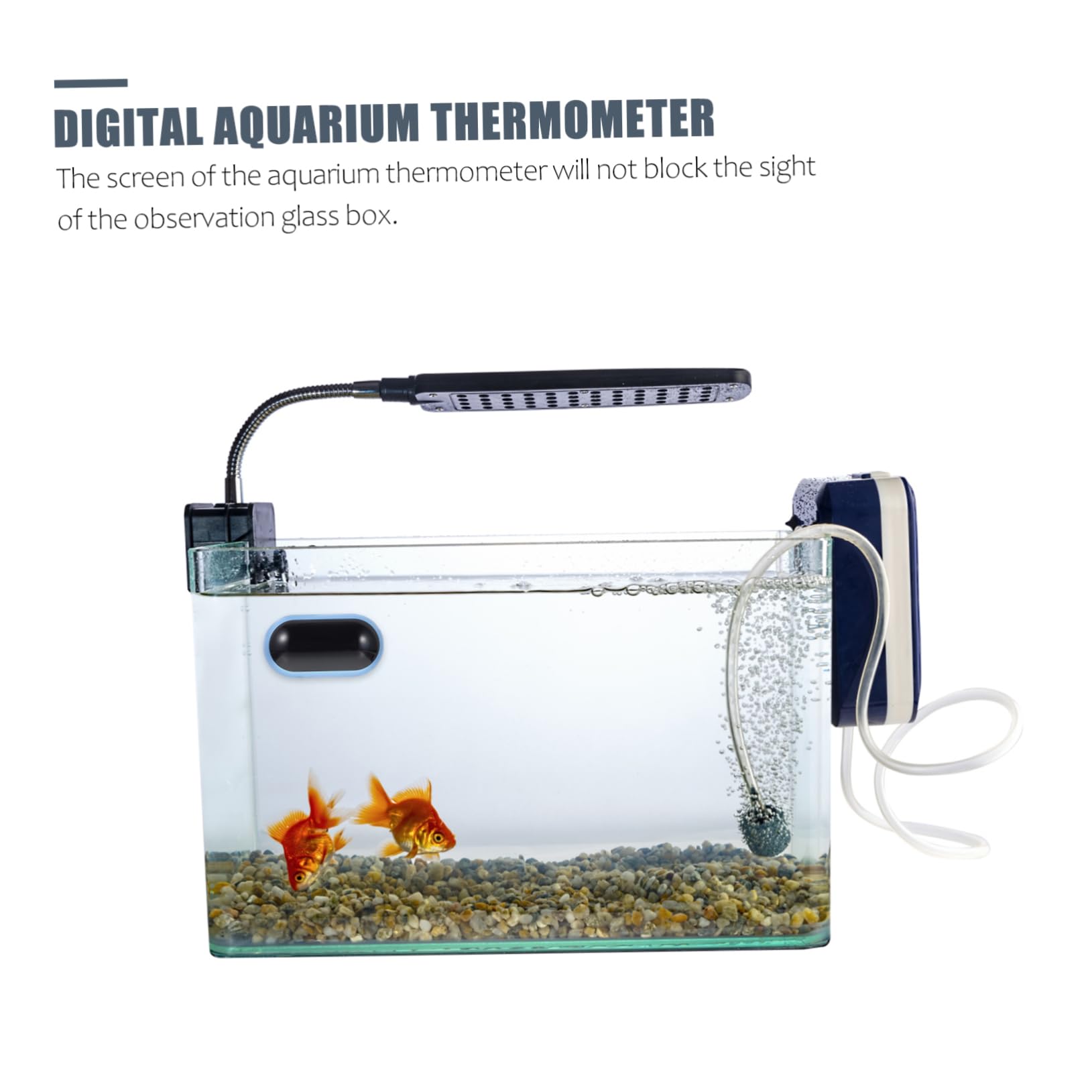 Kisangel 3stücke Aquarium Thermometer Mit Hochpräzisem Sensor Und -display Für Aquarien Und Terrarien Installieren Langlebig Und Kompakt Zur Genauen Temperaturmessung Von Wasser
