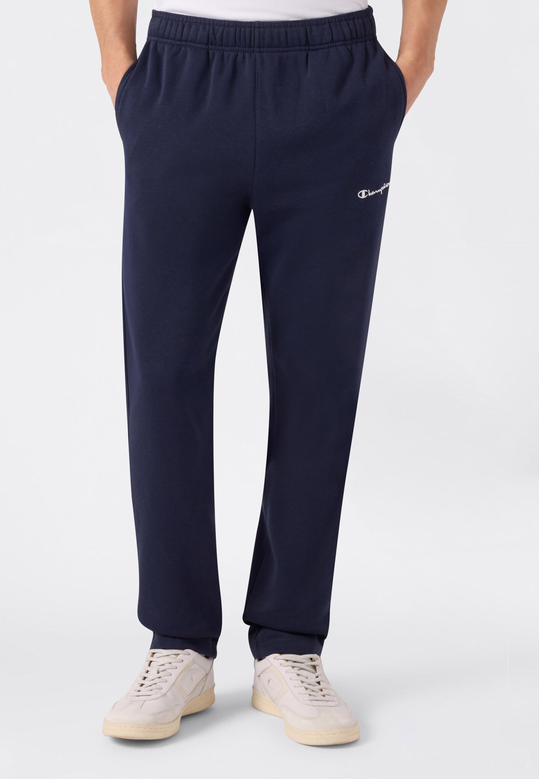 Champion Pantalones de hombre con dobladillo recto e interior afelpado Icons, 221801