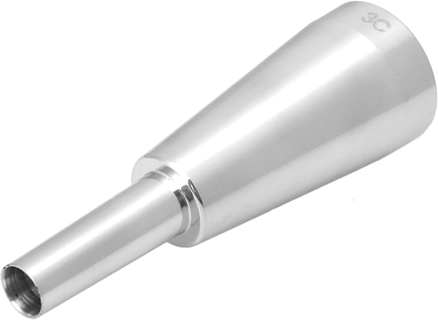 Mxfans 9.8mm Outer Diameter Trumpet Mouthpiece Replacement Part Silver Musical