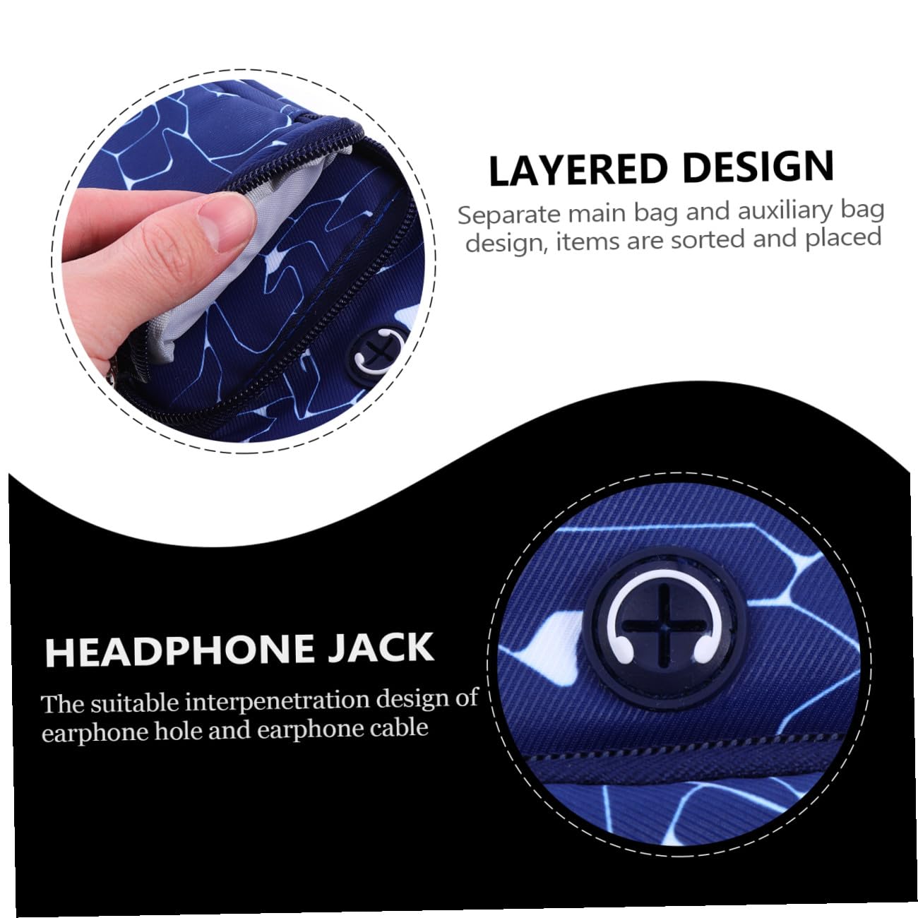 COLLBATH 3stücke Wasserdichtes Armband Handy Pouch Für Sport Und Joggen Atmungsaktive Oxford-Tasche Für Smartphones Schlüssel Und Zubehör Für Outdoor-aktivitäten