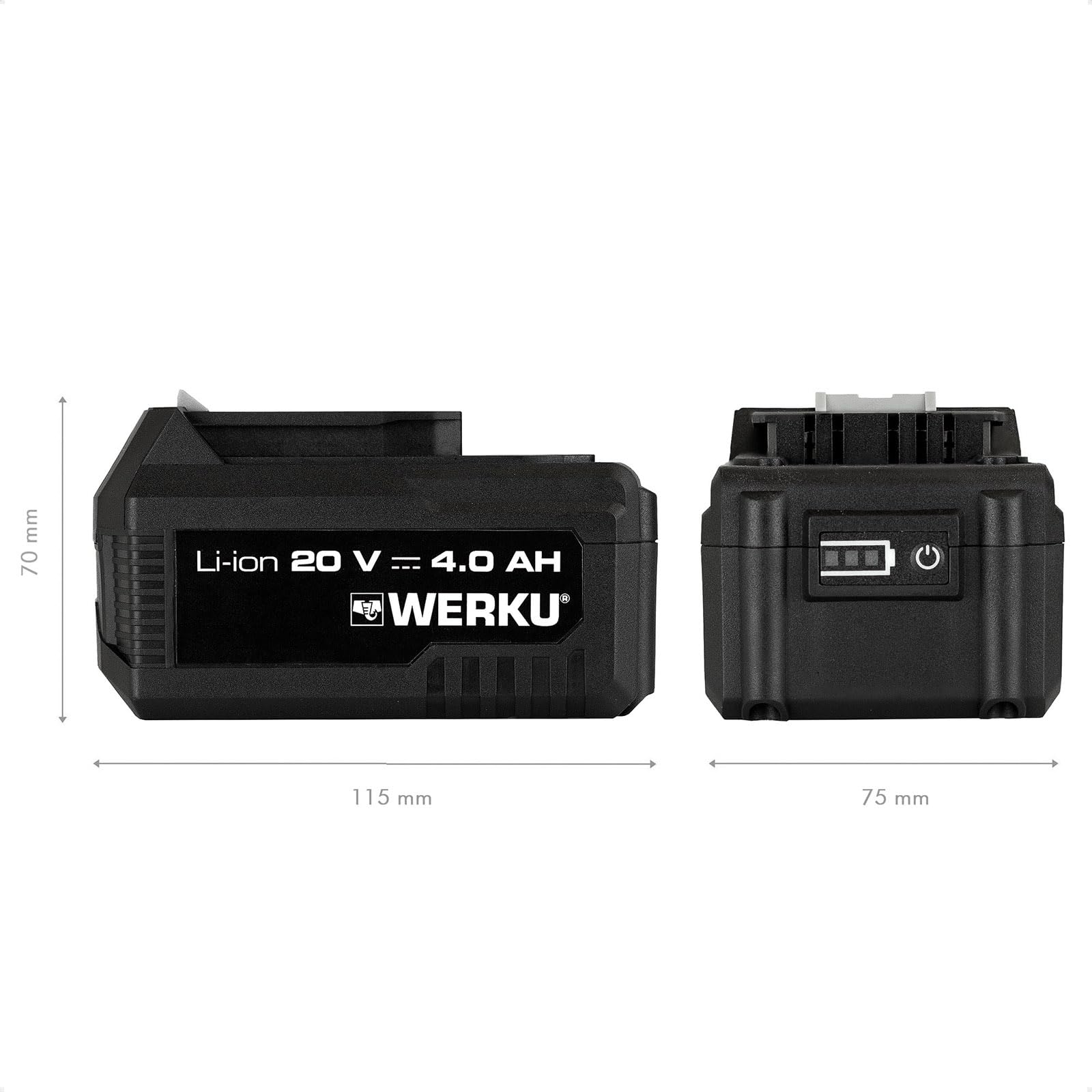 Werku® WK403470 Batterie Rechargeable