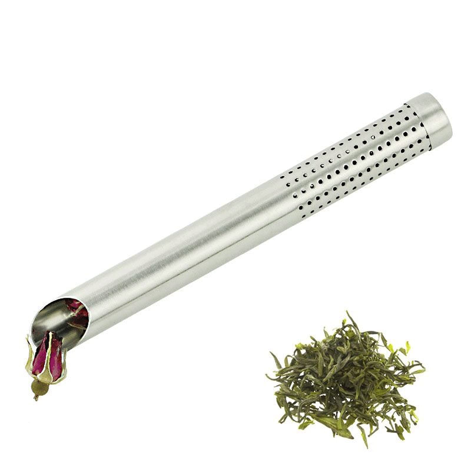 Colador de té, 1 unidad, tubo de acero inoxidable 304, infusor de té, filtro para té negro