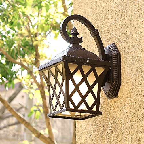 Plafonnier extérieur rétro blanc chaud pour sublimer l'entrée de votre villa - 4