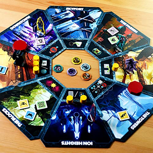 In Too Deep jeu de plateau futuriste pour vos soirées de stratégie entre amis - 2
