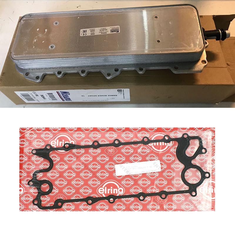 Oil Cooler W/Gasket XK XF XJ F-Type XE Range F-PACE AJ811959 AJ811904 OE