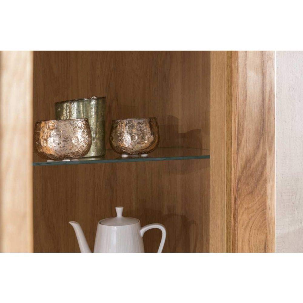 Vetrina in legno di quercia laccato (bianco), Design By Us