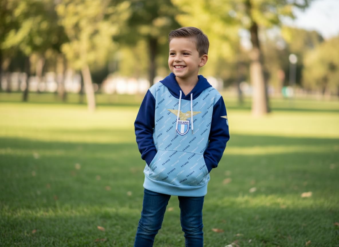 SS Lazio Felpa con Cappuccio Kid