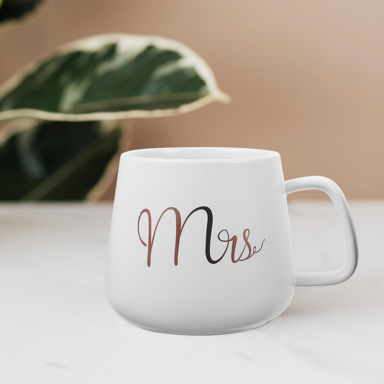 SHERCHPRY Set 2 Tazzine da Caffè Personalizzato con Manico in 330ml per Anniversario di Matrimonio per Celebrano
