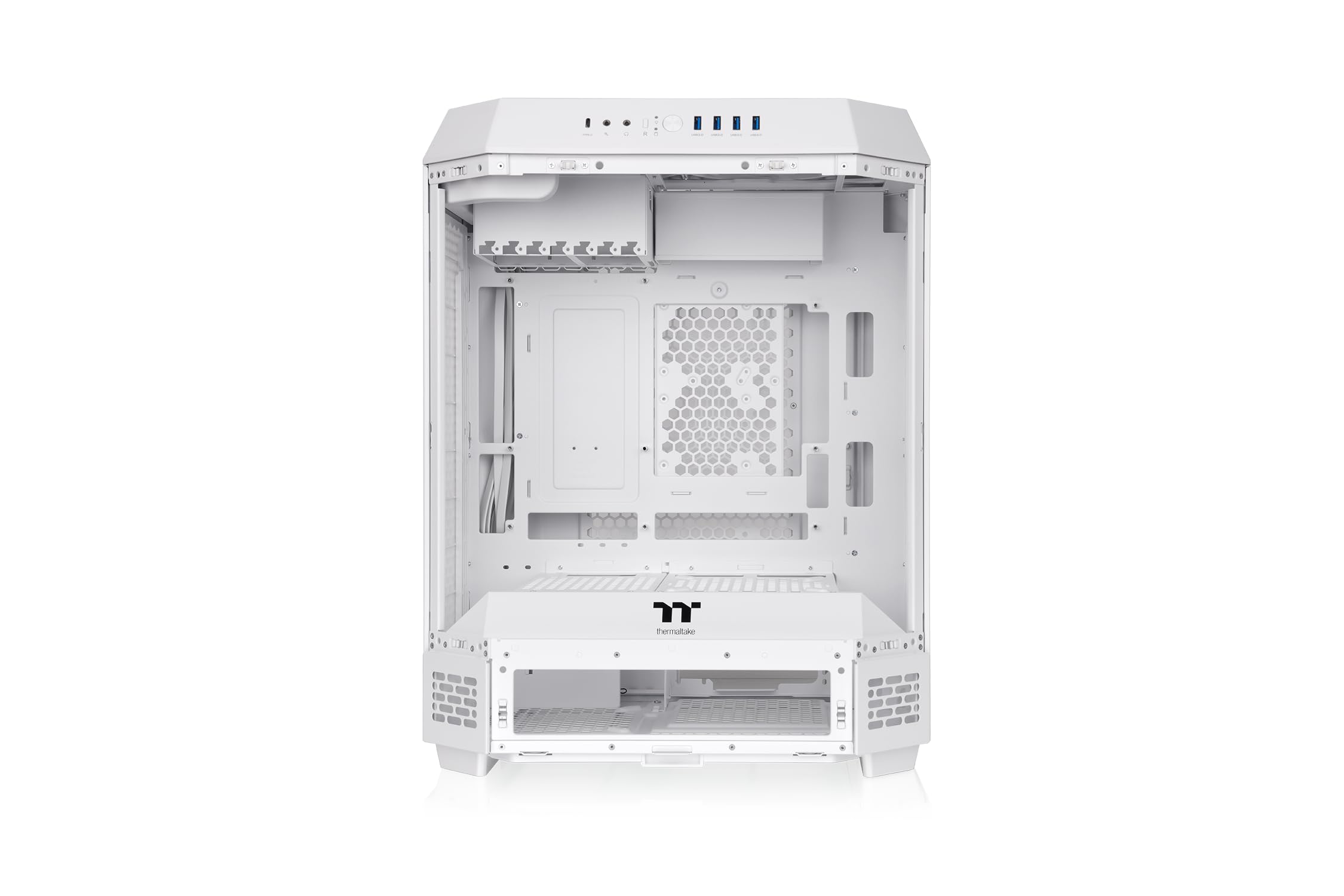 Thermaltake The Tower 600 Mid Tower Chassis | Hidden Connector | White