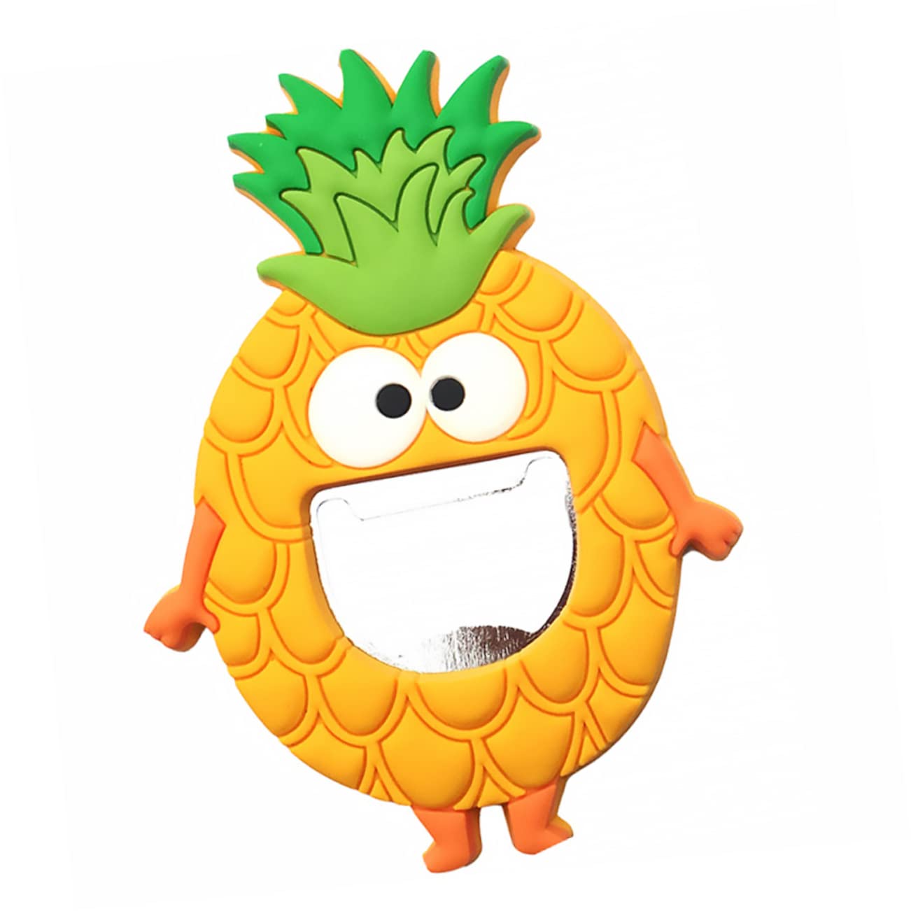 Autocollant réfrigérateur ananas avec ouvre-bouteille pour déco cuisine