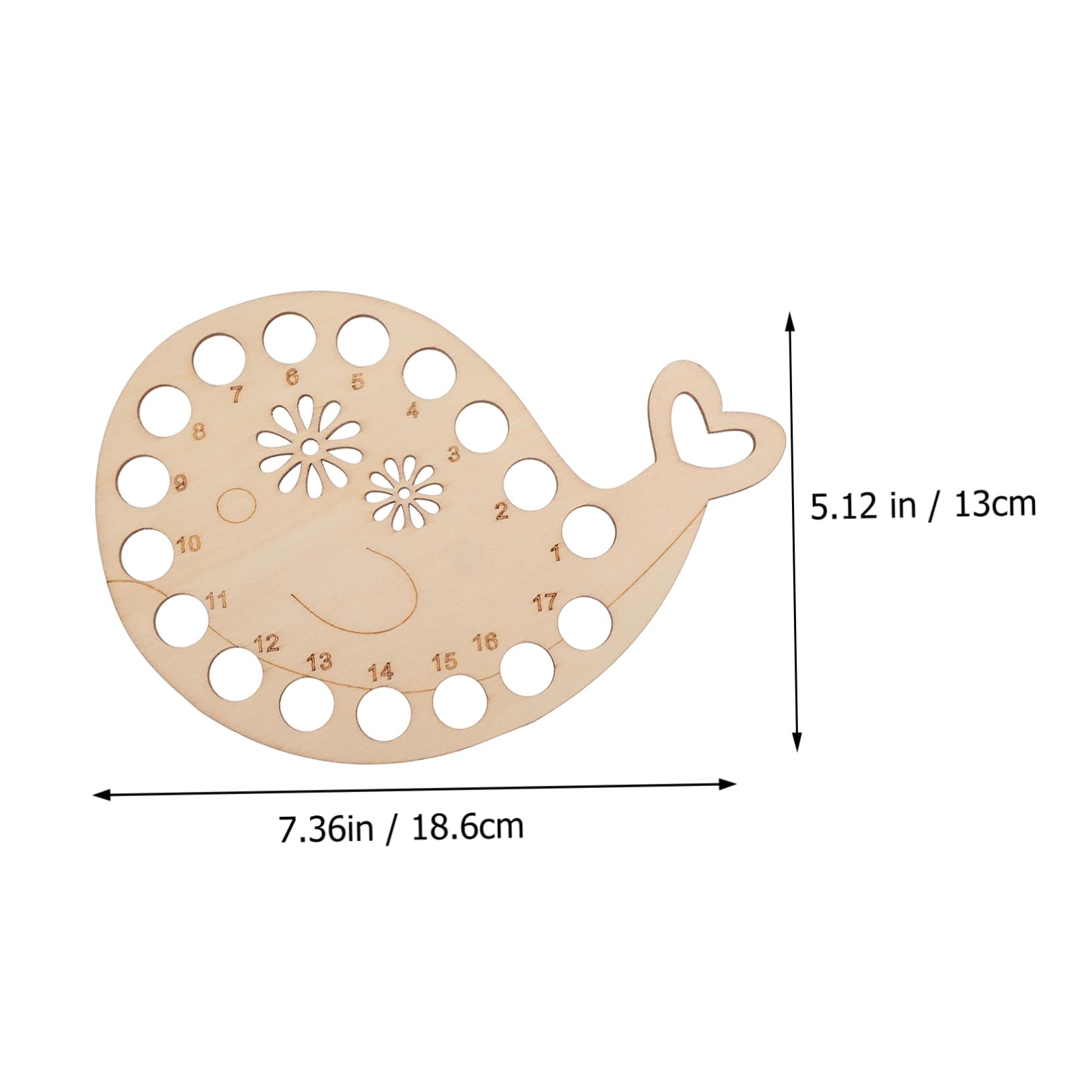 KALLORY Elegant Embroidery Floss Organizer Cross Stitch Thread Holder Wooden Threader Organize Floss for