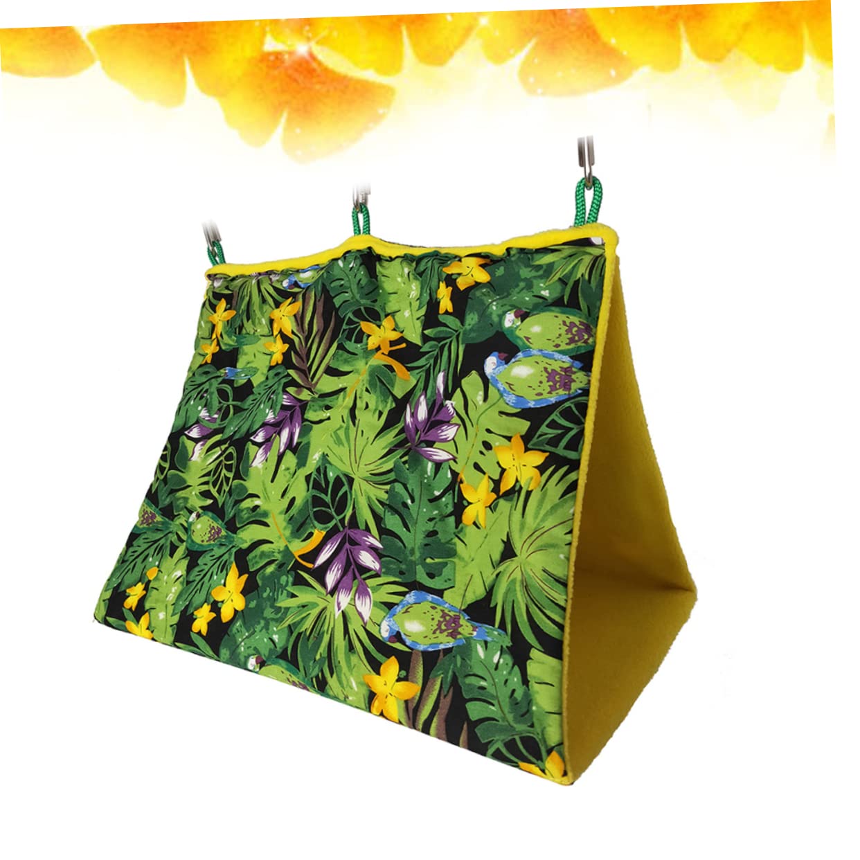 Beavorty Large Parrot Bed Hanging Hammock Sunshade Bird Nest Comfortable Pet Accessory for Summer Outdoor and Indoor Use 13X9X8.9 Inch - Image 3
