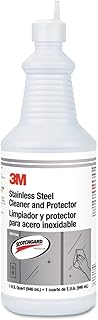 3M Stainless Steel Cleaner & Polish, Unscented, 32 oz Bottle, 6/Carton