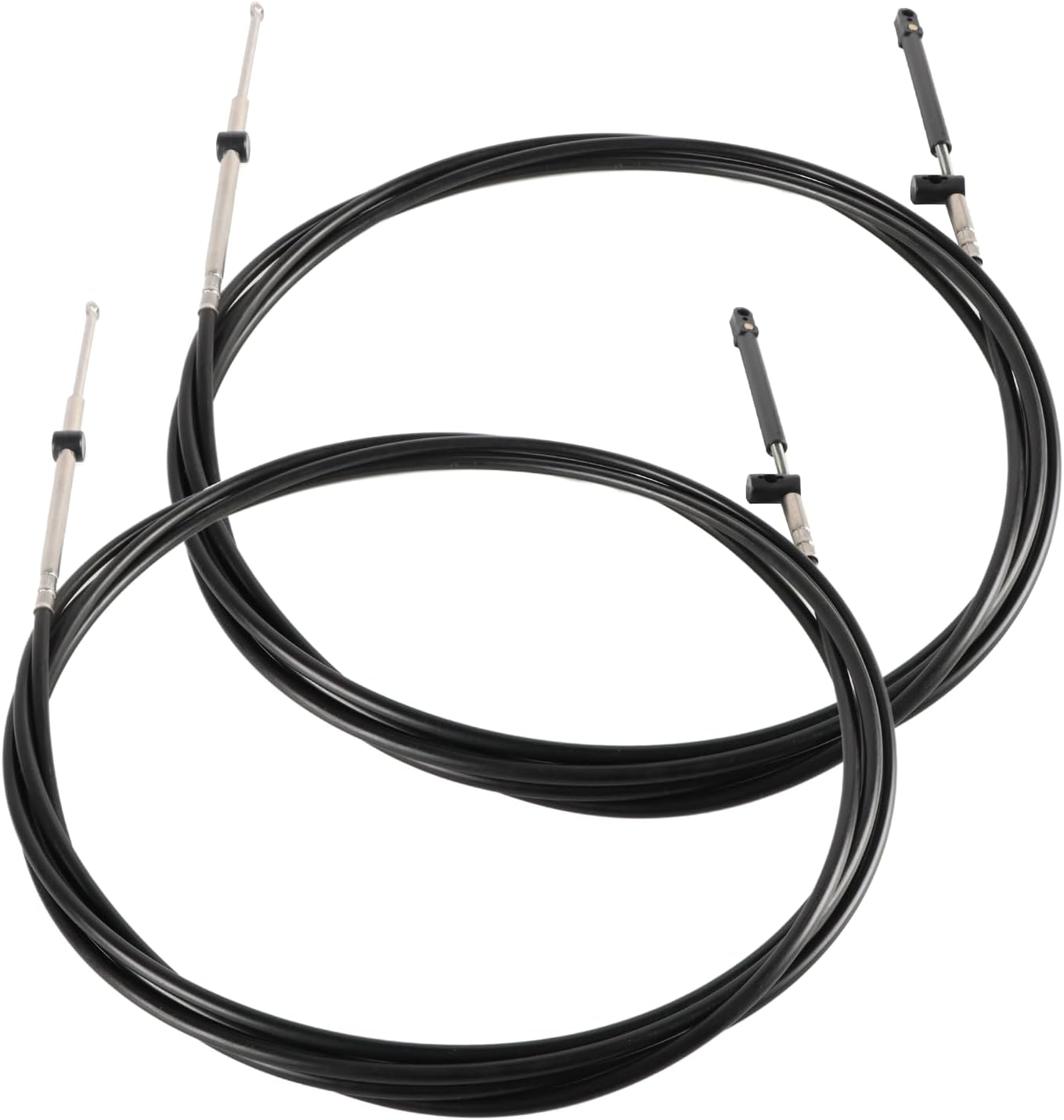 2 PCS CC17919 19ft Boat Throttle and Shift Control Cables, 600A Gen I Remote Cable Set, Compatible with Mercury MerCruiser Marine Force Outboard Motors