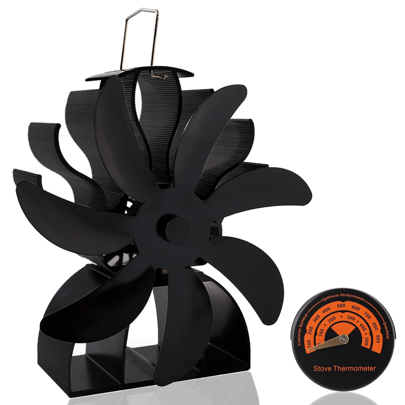 Amazon.co.jp: EvoAce ストーブファン 7枚ブレード【2025年新モデル