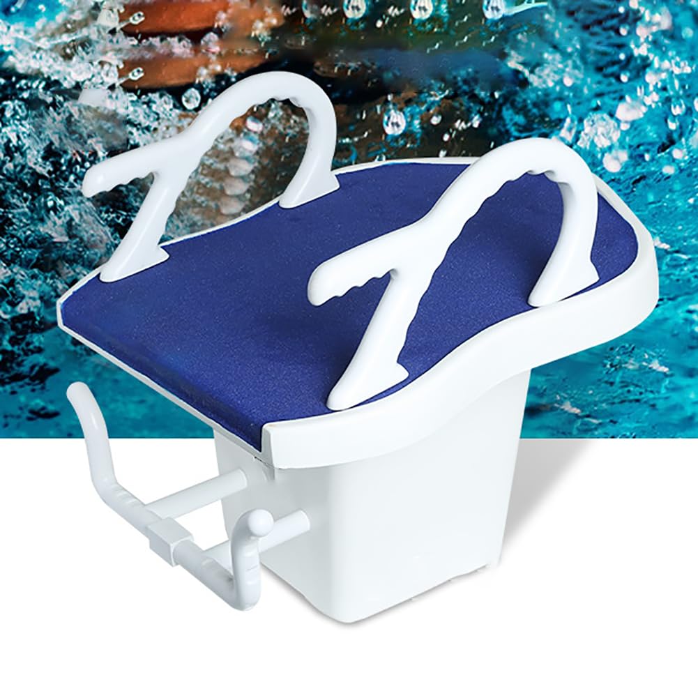 Piattaforma per Immersioni in Piscina per Carichi Pesanti, Piattaforma per Immersioni in Piscina in Acciaio Inossidabile, Superficie Antiscivolo, Piattaforma A Un Gradino