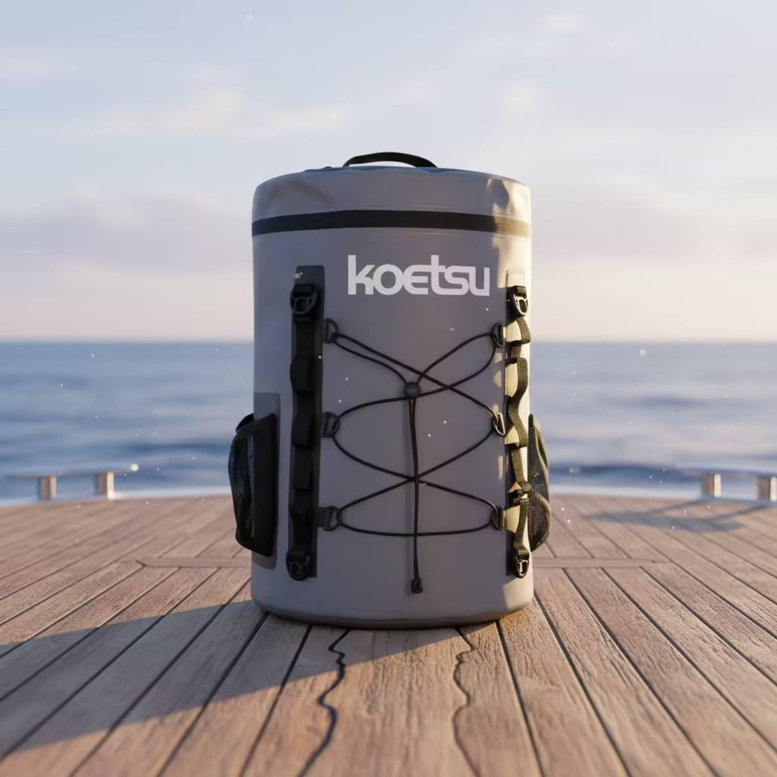F Fityle Bolsa para Paddle Surf Bolsa Impermeable Mochila Estanca Organizador para Cubierta con Malla y Cremallera Segura PVC 500D 40 L Adecuada para Surf Turismo Acuático
