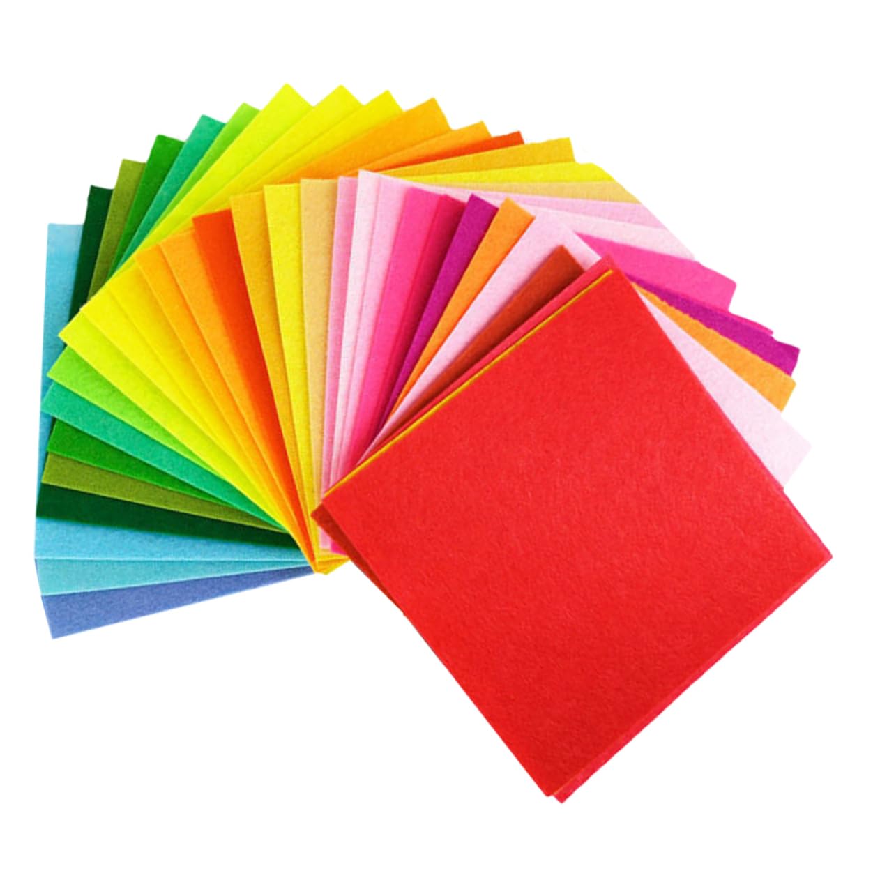 Lurrose 2 Set Tessuto in Feltro Fai Da Te Materiale Artigianale Fai Da Te Materiale Fai Da Te Tessuto Trapuntato Quadrati Di Feltro Patchwork Non Tessuto Accessorio Fai Da Te 40 Pezzi * 2