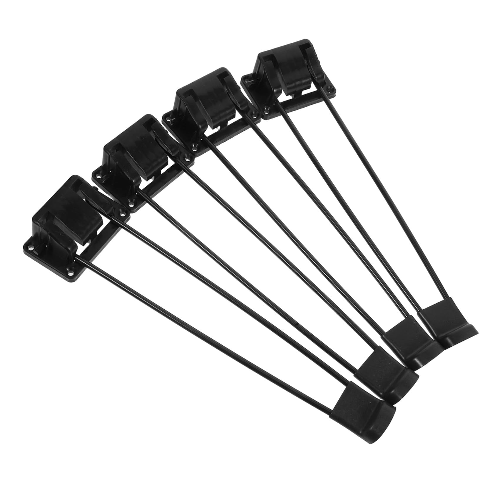 Jambes Épingle à Cheveux pliables en métal noir pour stabiliser un mobilier extérieur amovible