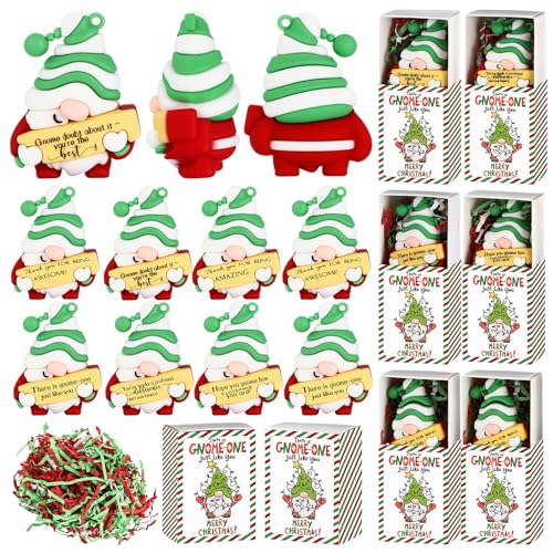 Roowest 24 Sets Christmas Appreciation Gifts Bulk 2.4 Inch Gnome