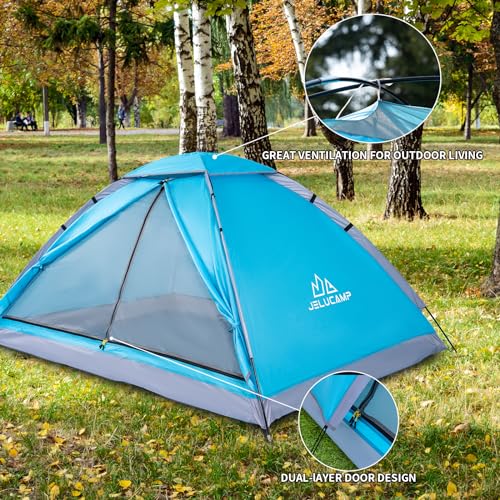 JELUCAMP 1/2/4/5/6 Person Dome Tents for Camping の商品画像 4