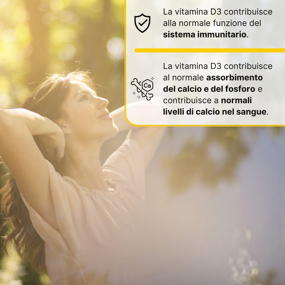 SWISSE Ultiboost- Vitamina D 2000 UI, Integratore Difese Immunitarie Adulti, Integratori Alimentari Donna e Uomo con vitamina D3 per Mantenimento Ossa e Denti Sani, Made in Italy, 100 Capsule Molli