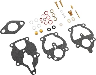 Areyourshop Kit de reparo de reconstrução de carburador FSC30-0180, ABC1346 para kit de carburador Zenith, para Allis-Chalmers, para Ford/forNew Holland