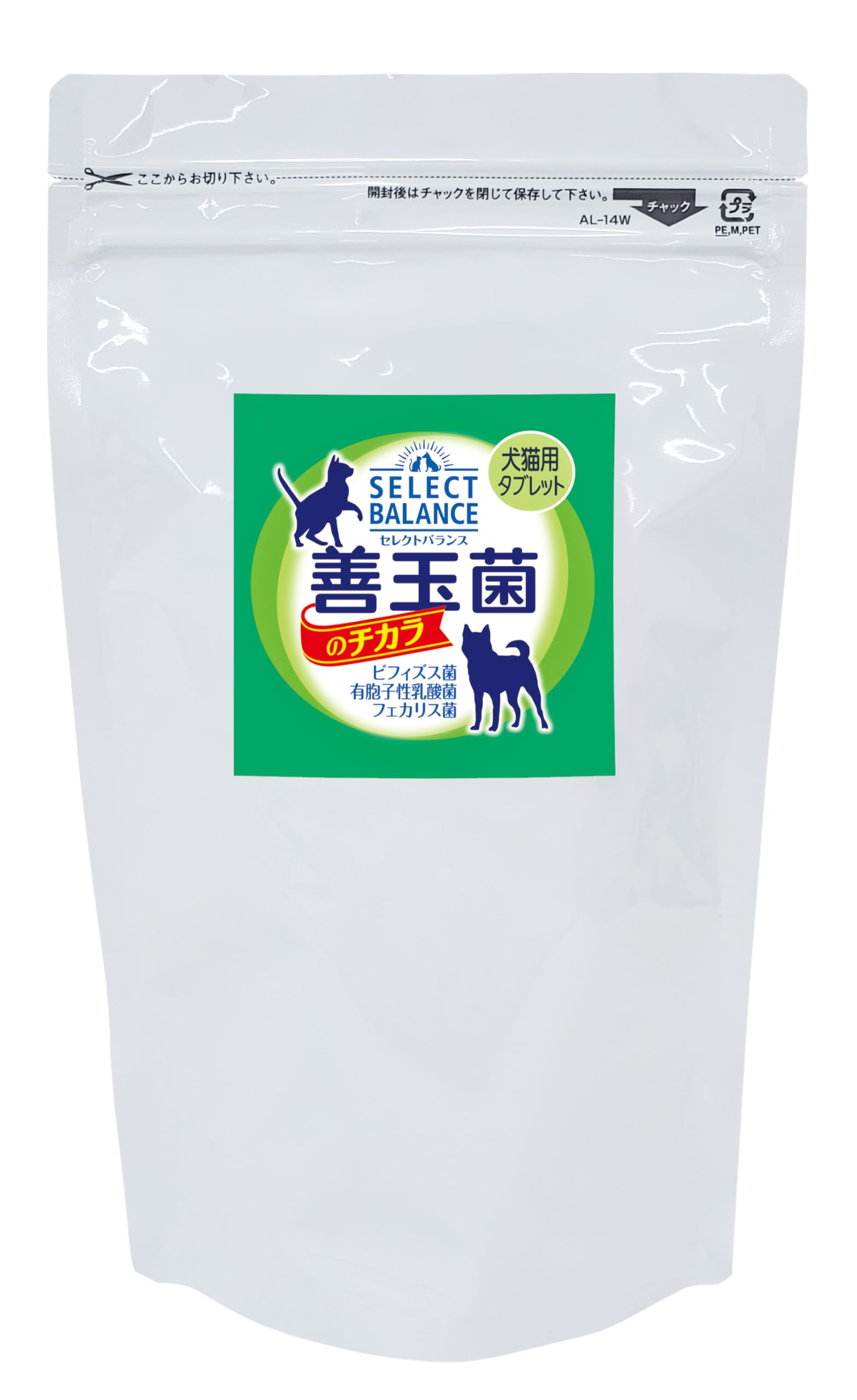 Amazon | セレクトバランス 善玉菌のチカラ 犬猫用 タブレット 300g