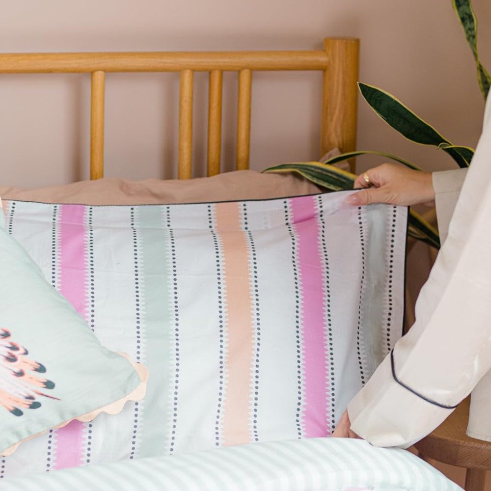 YVONNE ELLEN Wobble Stripe Duvet Set (King)
