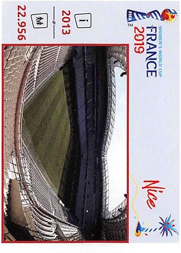 2019 Panini FIFA Women's World Cup France Album Stickers (Individual Sticker Only) Soccer #15 Stade de Nice 2 Inch by 2 12 Inch Collectible Sticker