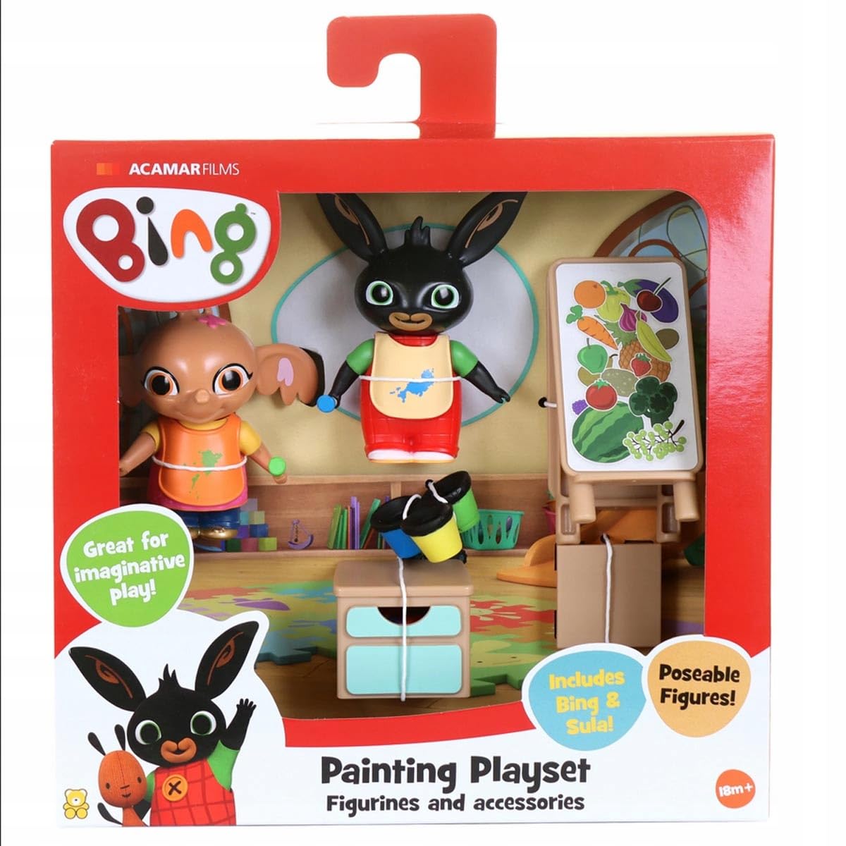 Paint with Figure Play Pack. Build The World of . Posable Figures and Painting Playset Accessories. Range Playset Compatibility.